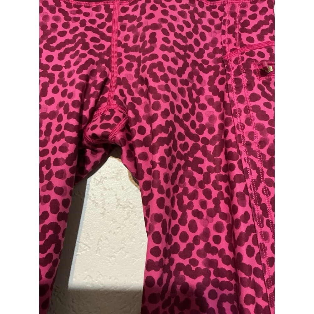 Lululemon Leggings Womens Size 6 Pink Running Athletic Crop Pants Gym - Picture 3 of 10